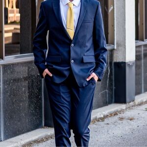 Men's Navy Blue Suit